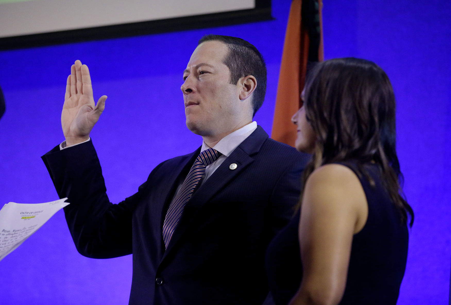CHIEF SWORN IN